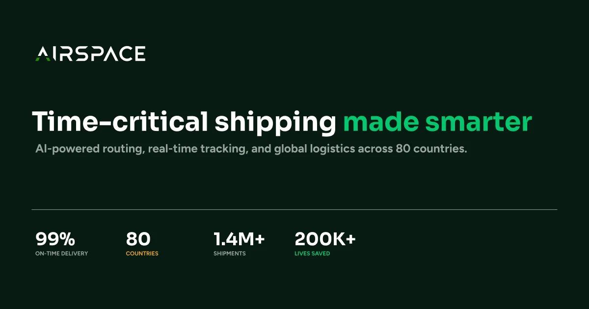 Airspace - Tech-Enabled, Time Critical Logistics
