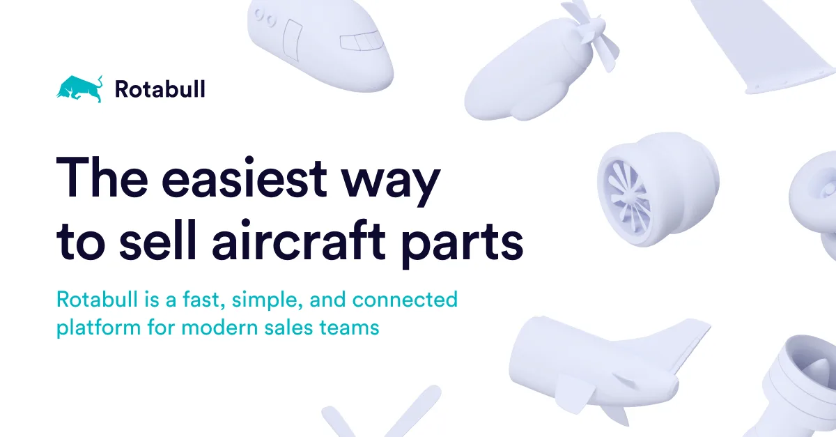 Rotabull - The easiest way to sell aircraft parts