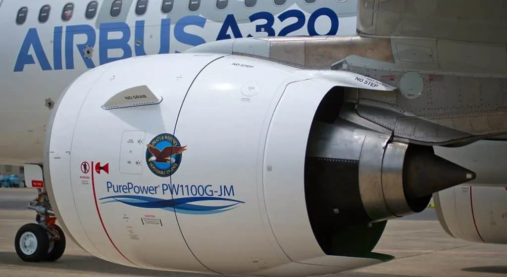 PW1100G Geared Turbofan