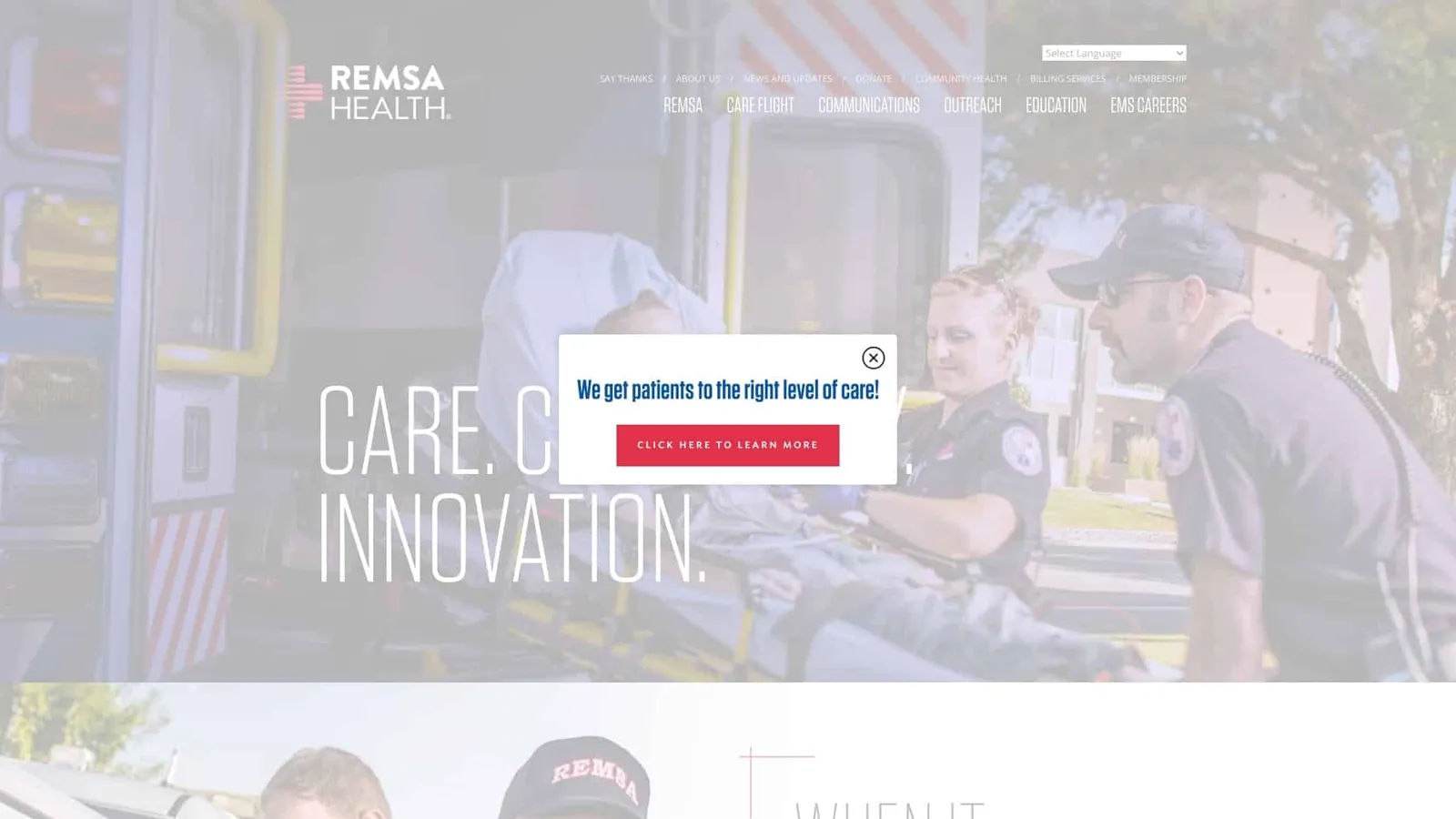 Remsa and Care Flight