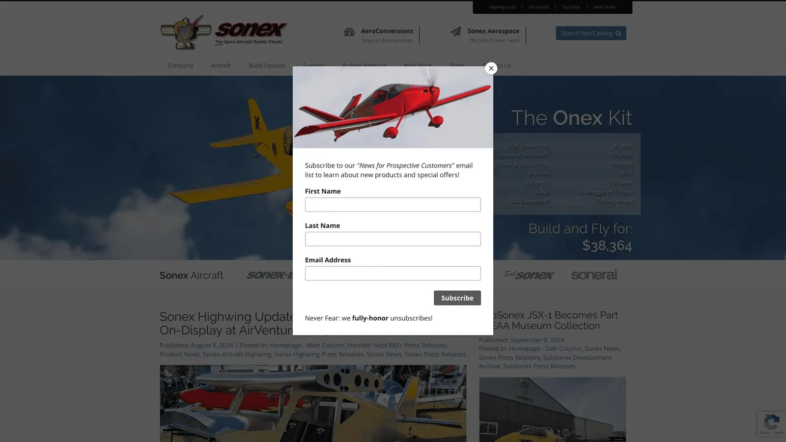 Sonex Aircraft