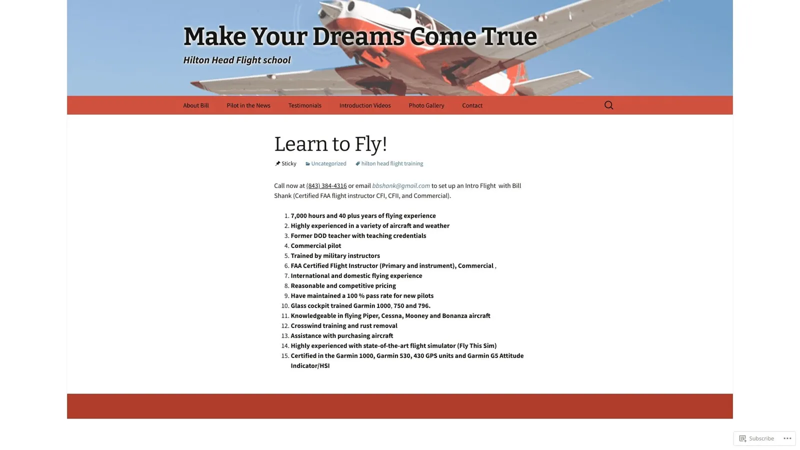 Hilton Head Flight School