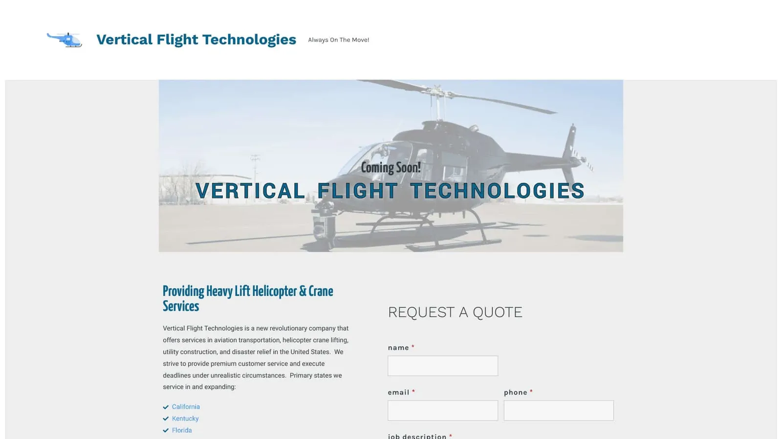Vertical Flight Technologies
