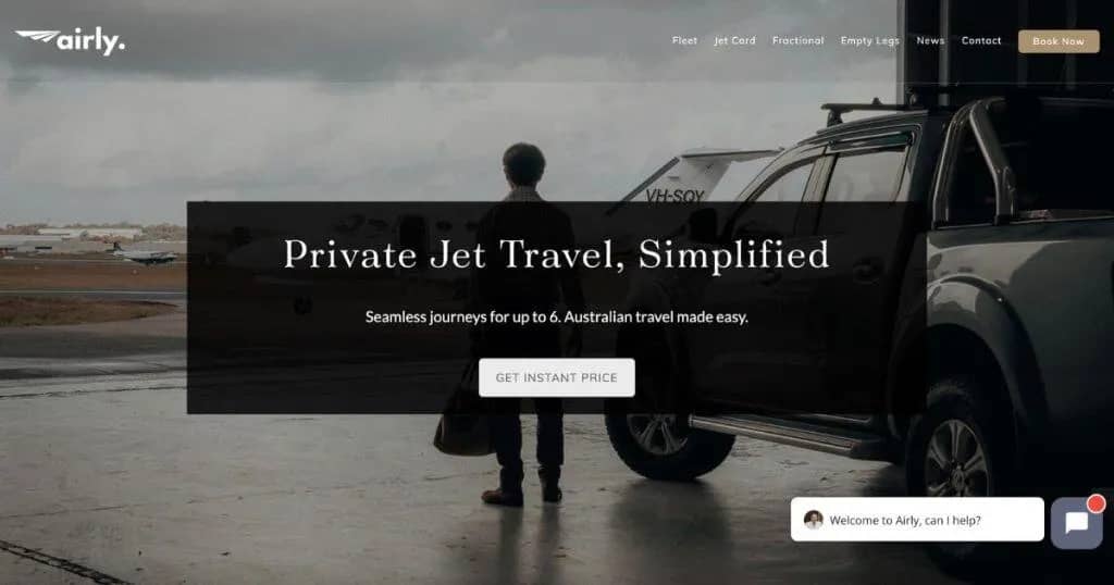 Airly - Best Private Jet Companies in Sydney