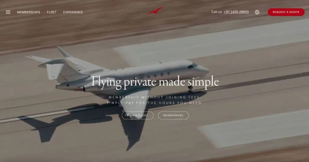 VistaJet - private jet service provider