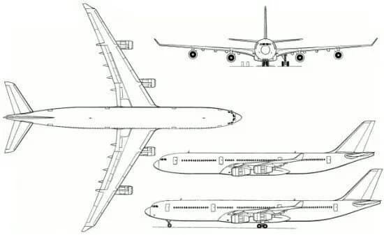 A340-600's
