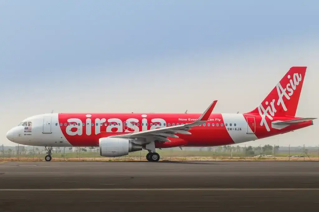 AirAsia Airbus A320neo aircraft during climb