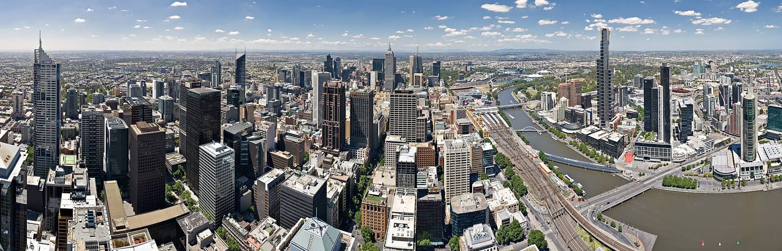 Melbourne Skyline from Rialto Crop - Nov 2008