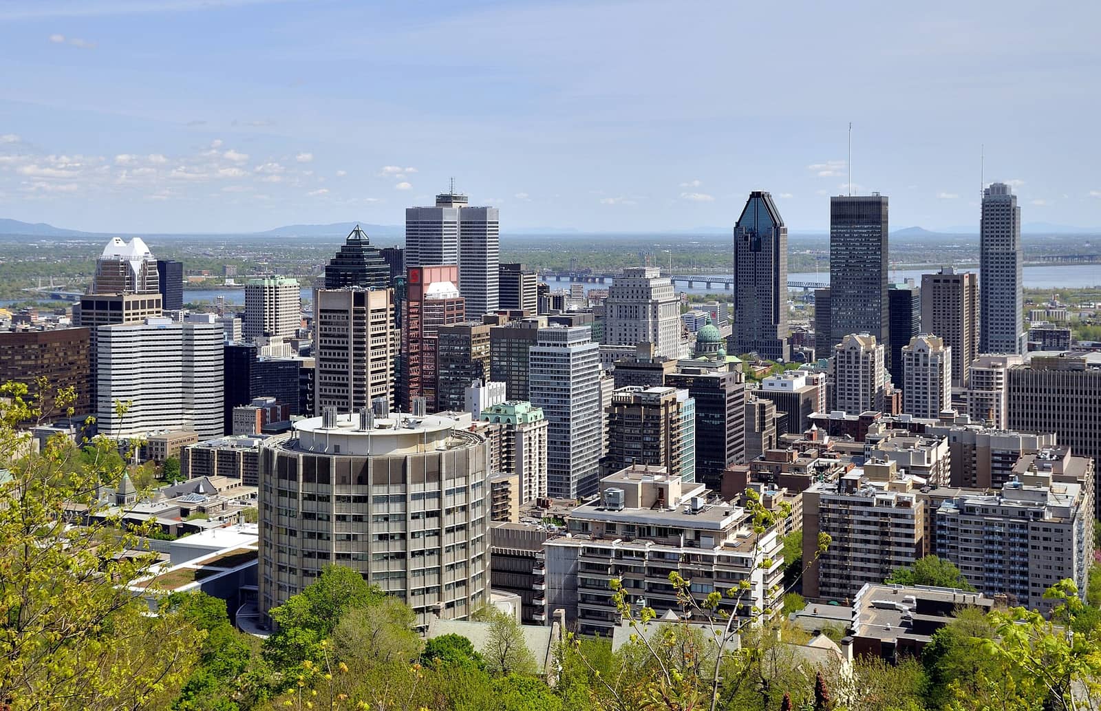 Montreal: Skyline from Mont Royal