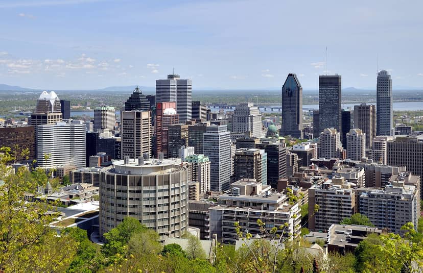 Montreal: Skyline from Mont Royal
