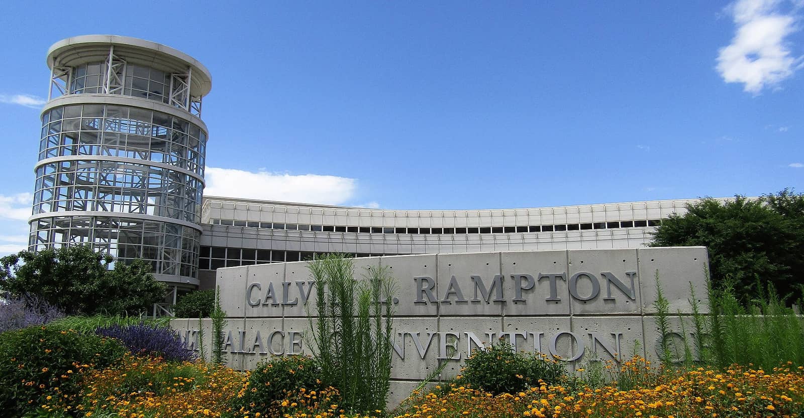 Convention center in Salt Lake City, Utah.