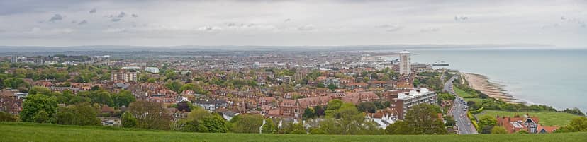 Eastbourne Panorama, England - May 2009