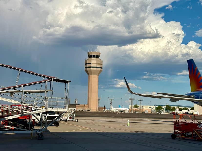 The Phoenix-Mesa Gateway Airport Control Tower