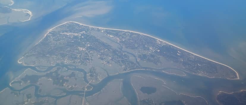 Aerial view of Hilton Head Island, South Carolina, United States.