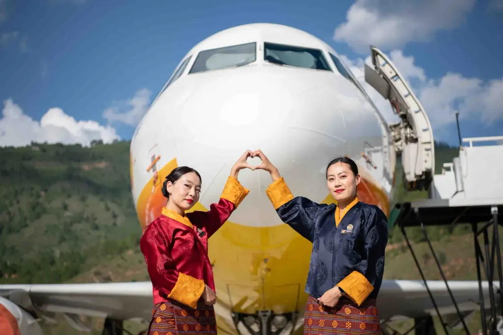 Photo: Bhutan airlines, from the company website