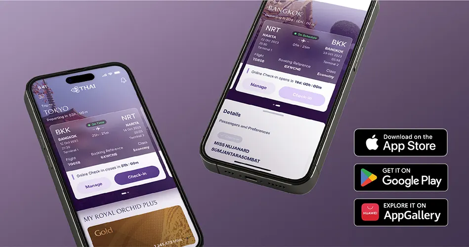 Photo: Thai Airways International, from the company website