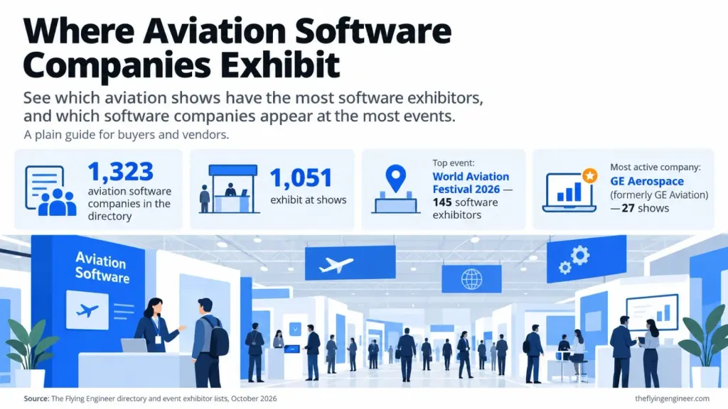 Where Aviation Software Companies Exhibit