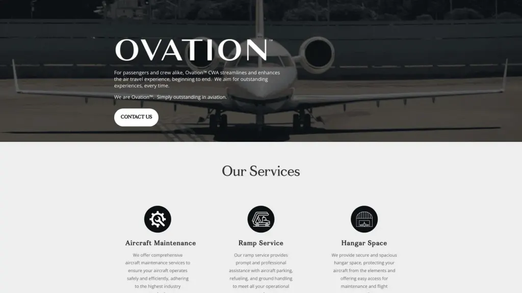 Central Wisconsin Aviation, Inc website screenshot