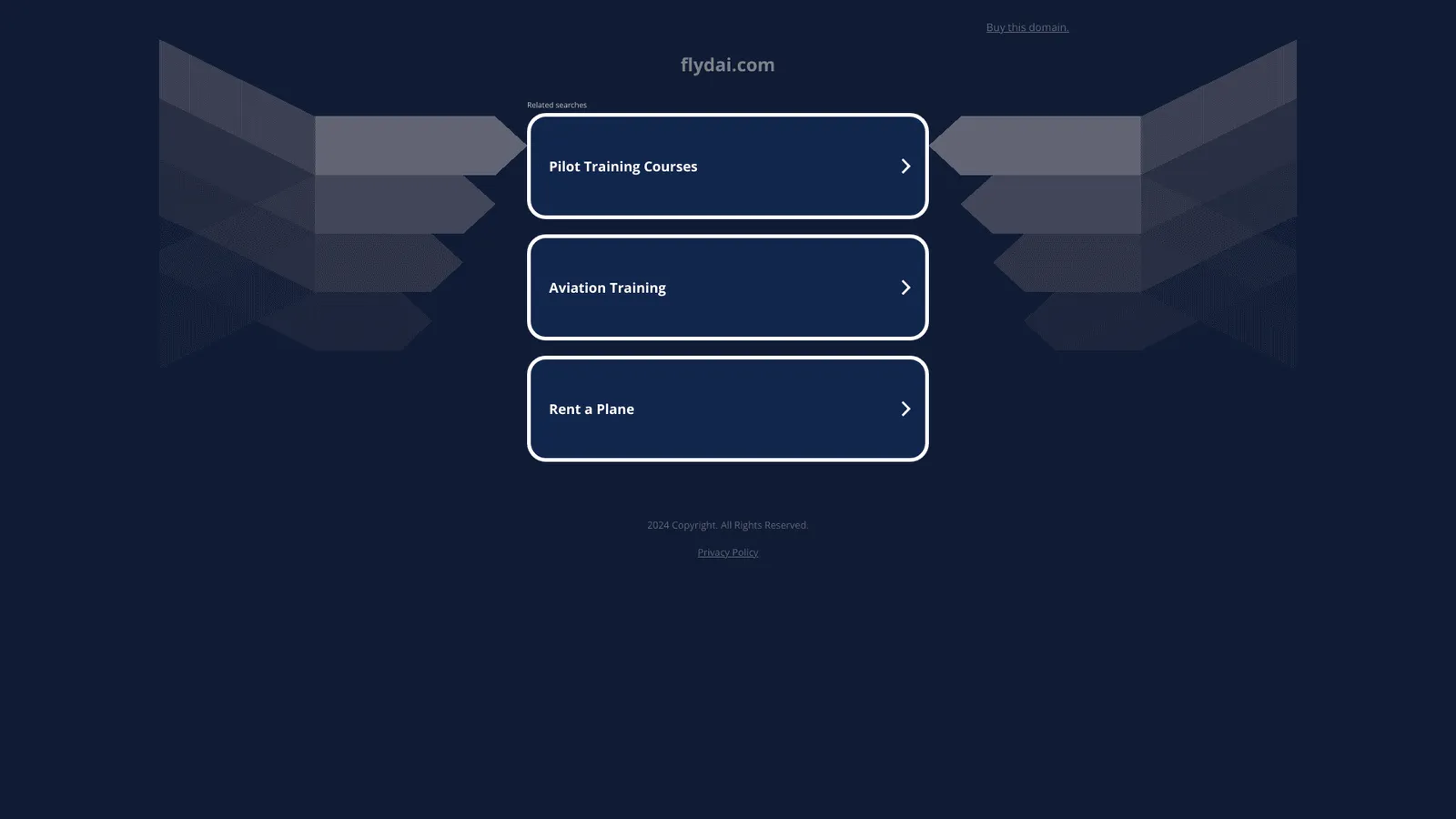 Dulles Aviation website screenshot