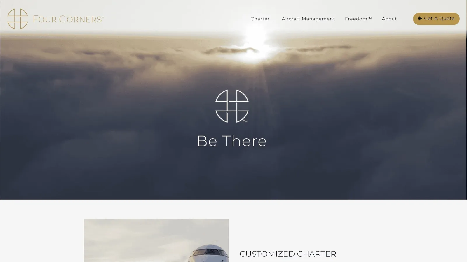 Four Corners Aviation website screenshot