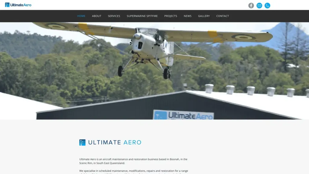 Airsport Queensland website screenshot