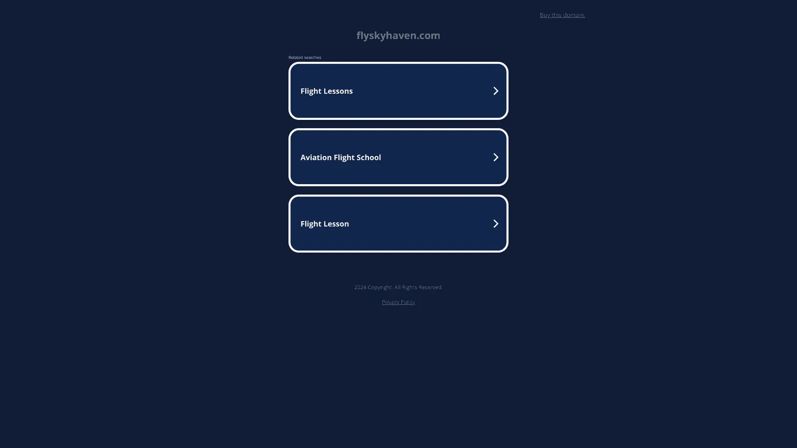 Rochester Aviation website screenshot