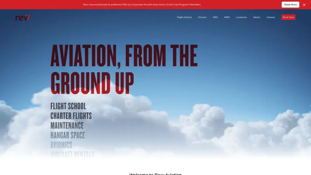 Carver Aero website screenshot