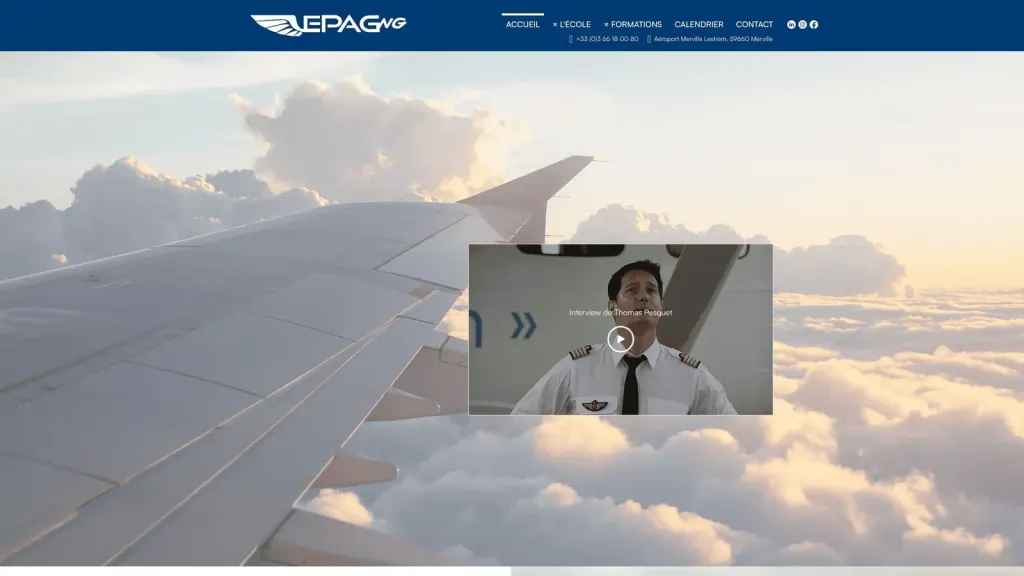 EPAG NG website screenshot