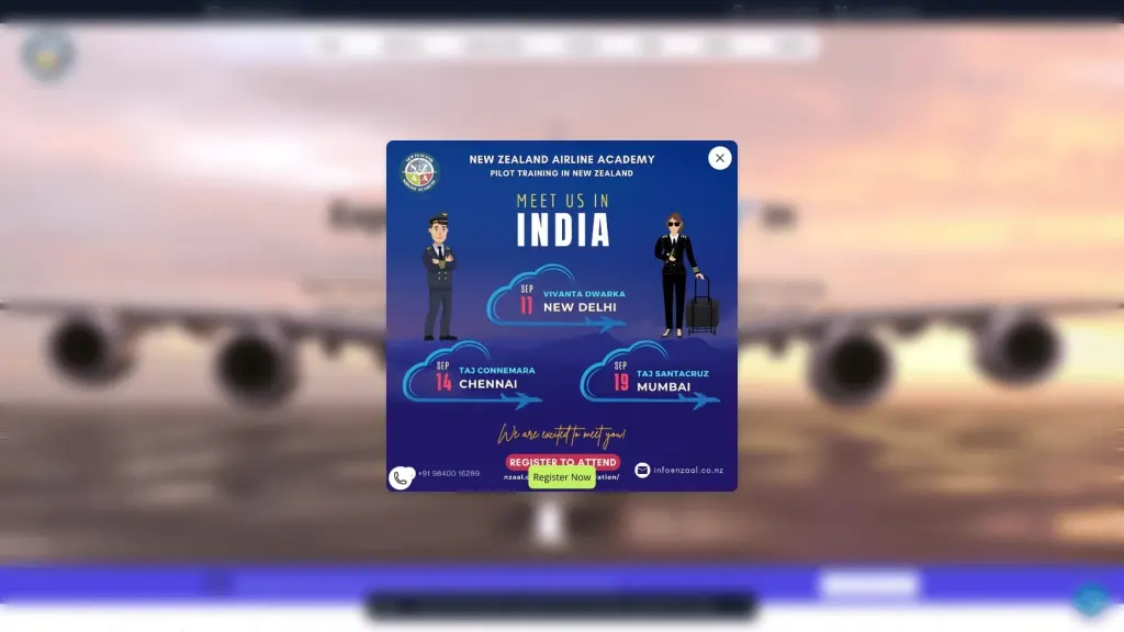 Eagle Flight Training website screenshot