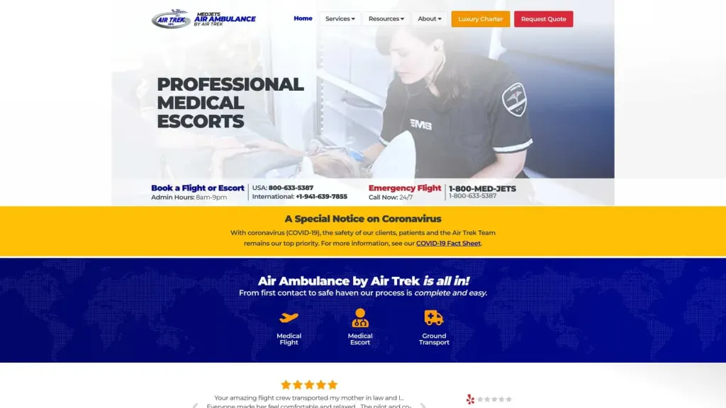 Air Ambulance by Air Trek inc: photo 1