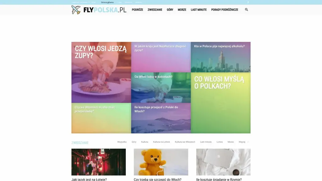 FTO FLY Polska website screenshot