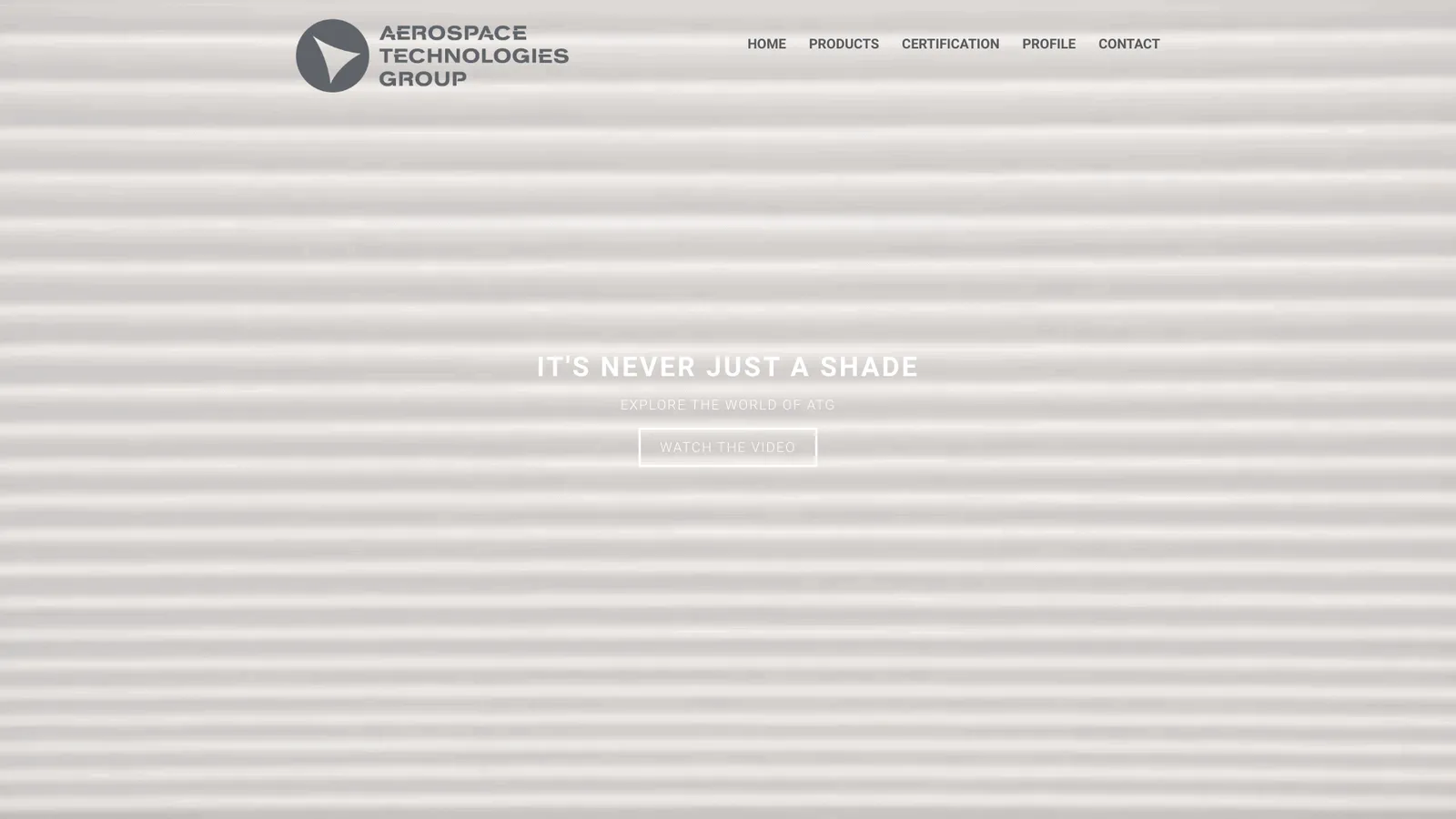 Aerospace Technologies Group website screenshot