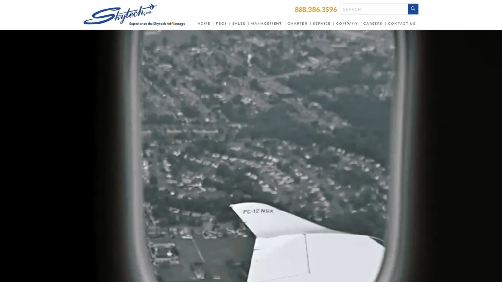 Skytech Travel LLC website screenshot