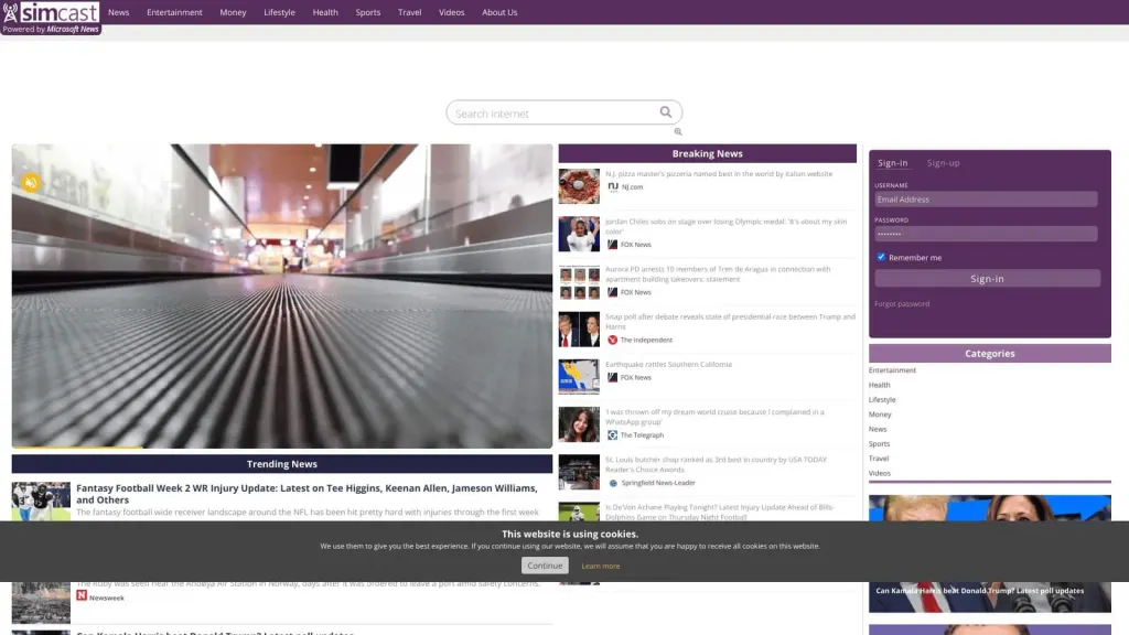 Cheynair Aviation website screenshot