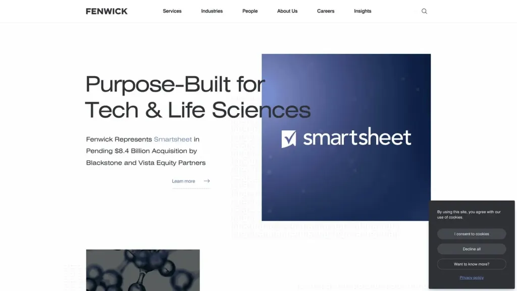 Fenwick & West LLP website screenshot