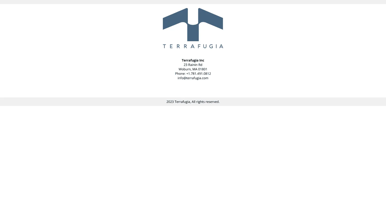 Terrafugia website screenshot