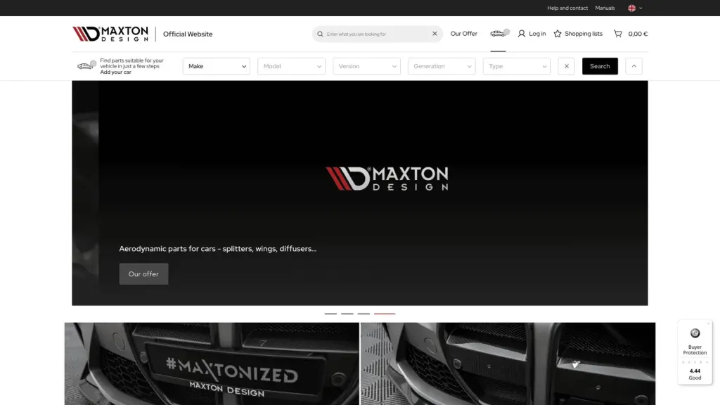 Maxto Technology website screenshot