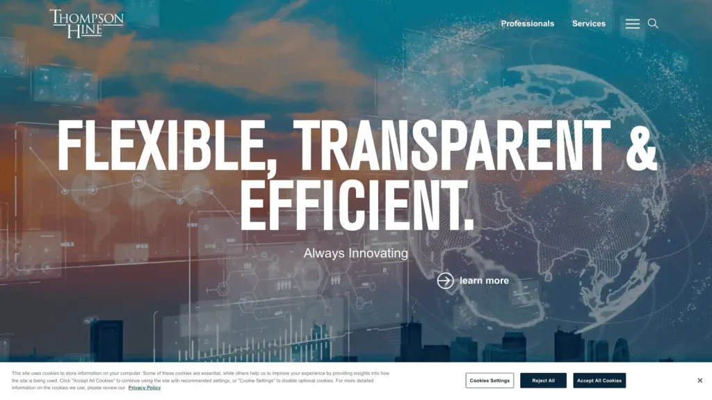 Thompson Hine LLP website screenshot