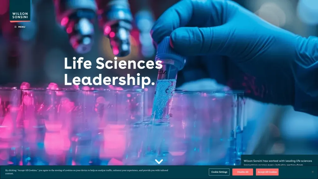 Wilson Sonsini Goodrich & Rosati website screenshot