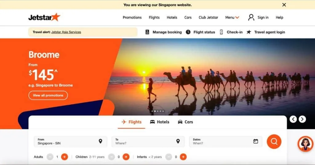 1. Jetstar Asia Private Jets