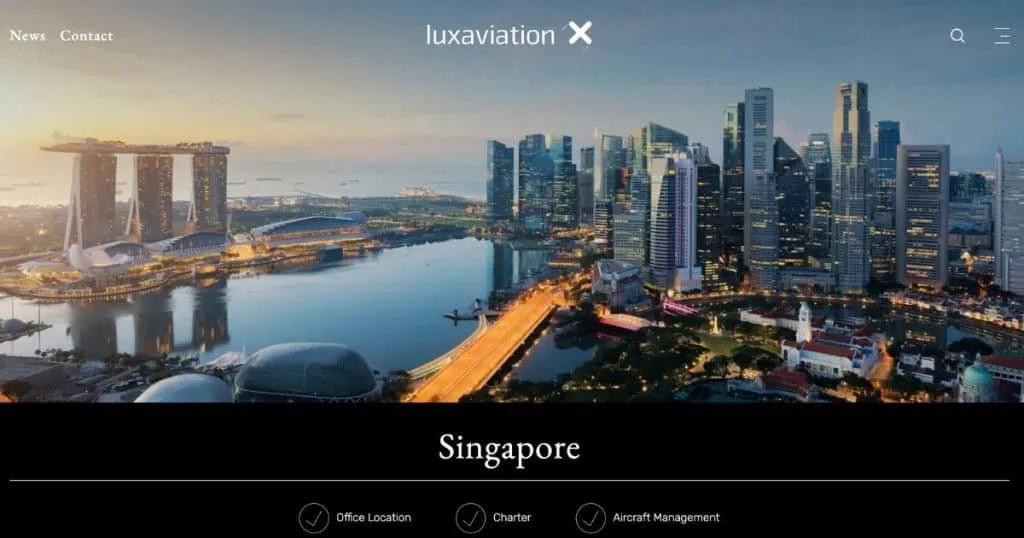 6. Luxaviation Singapore