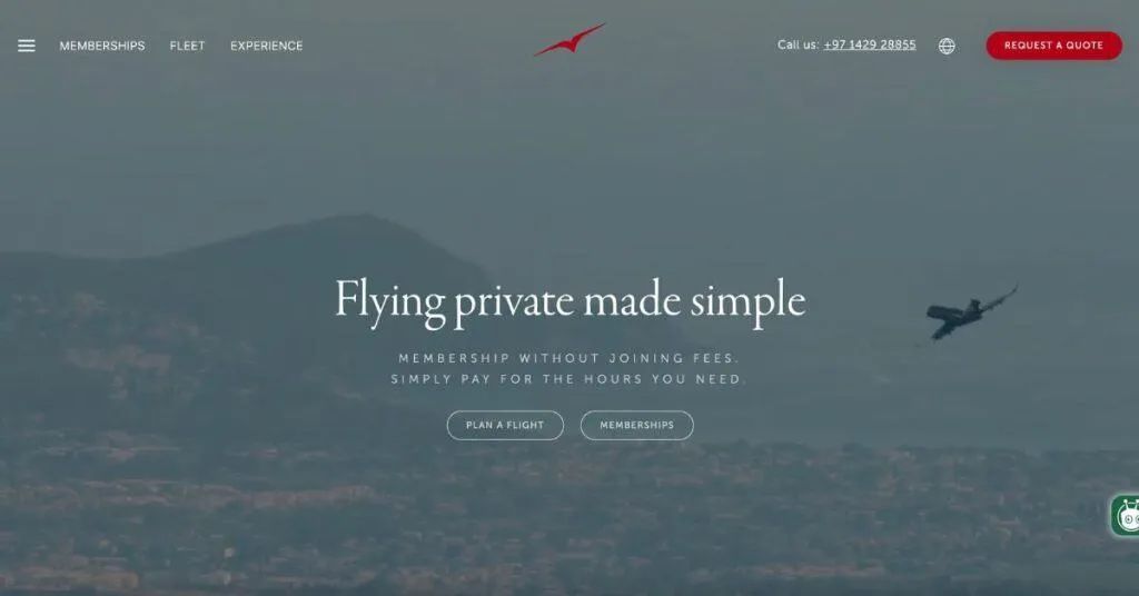 VistaJet silver and red Bombardier jet