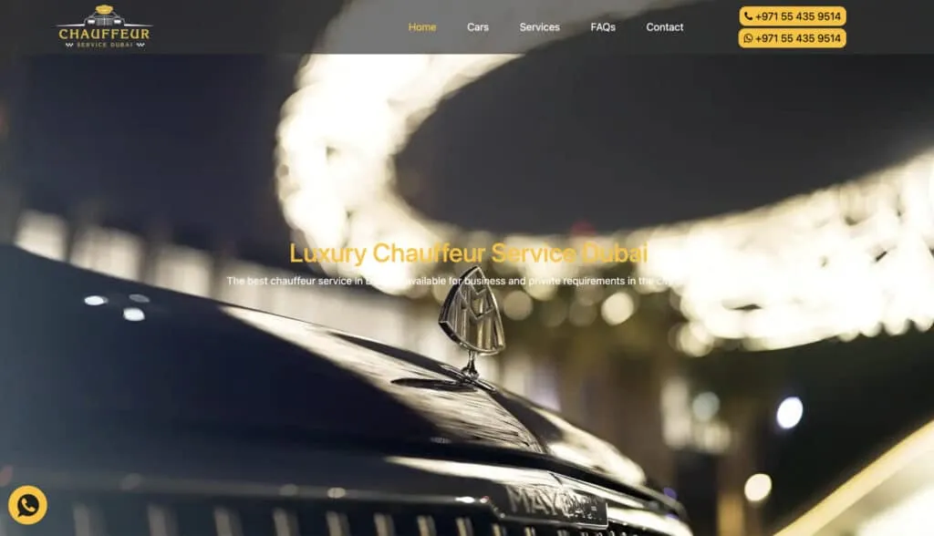 Chauffeur Service Dubai: Professional Executive Transport
