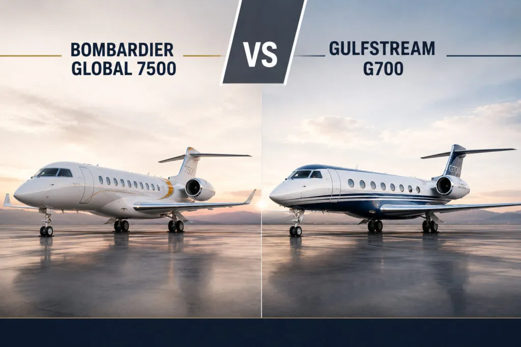 Bombardier Global 7500 vs Gulfstream G700: Ultimate Private Jet Showdown