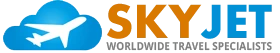SKYJET TRAVEL logo
