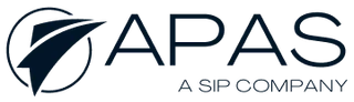 A Professional Aviation Services (APAS) logo