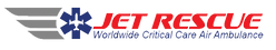 Jet Rescue Worldwide Critical Care Air Ambulance logo