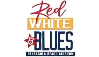 Red White & Blues Pensacola Beach Airshow logo