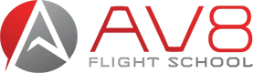 AV8 Flight School logo