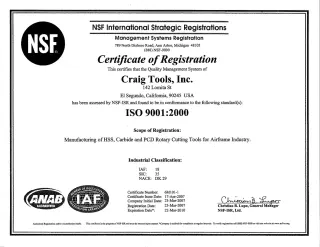 CRAIG TOOLS INTERNATIONAL LIMITED